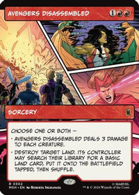Avengers Disassembled (Borderless) -  (MSH-302) - Marvel Super Heroes