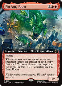 Fin Fang Foom (Extended Art) -  Foil (MSH-411) - Marvel Super Heroes