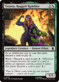 Titania, Rugged Rumbler -  Foil (MSH-235) - Marvel Super Heroes