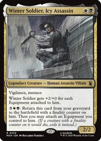 Winter Soldier, Icy Assassin -  Foil (MSH-239) - Marvel Super Heroes