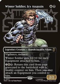 Winter Soldier, Icy Assassin (Borderless) -  (MSH-377) - Marvel Super Heroes