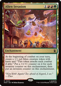 Alien Invasion -  Foil (MSH-200) - Marvel Super Heroes
