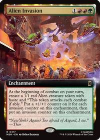 Alien Invasion (Extended Art) -  Foil (MSH-417) - Marvel Super Heroes