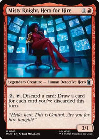 Misty Knight, Hero for Hire -  (MSH-145) - Marvel Super Heroes