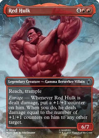 Red Hulk (Borderless) -  (MSH-329) - Marvel Super Heroes