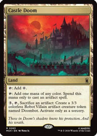 Castle Doom -  Foil (MSH-263) - Marvel Super Heroes