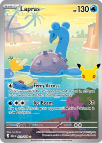 Lapras 131  - Holofoil ME 30th Celebration - Illustration Rare