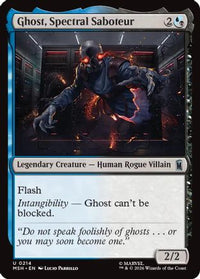 Ghost, Spectral Saboteur -  Foil (MSH-214) - Marvel Super Heroes