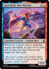 Speedball, New Warrior -  (MSH-227) - Marvel Super Heroes