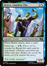 Brawn, Amadeus Cho -  Foil (MSH-567) - Marvel Super Heroes