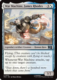 War Machine, James Rhodes -  Foil (MSH-572) - Marvel Super Heroes