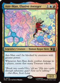Ant-Man, Elusive Avenger -  Foil (MSC-073) - Commander: Marvel Super Heroes