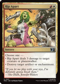 Rip Apart -  (MSC-187) - Commander: Marvel Super Heroes
