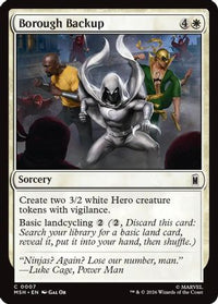 Borough Backup -  (MSH-007) - Marvel Super Heroes