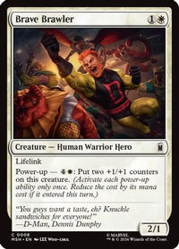 Brave Brawler -  Foil (MSH-008) - Marvel Super Heroes