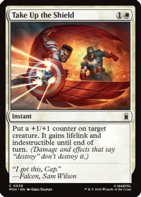 Take Up the Shield -  Foil (MSH-039) - Marvel Super Heroes