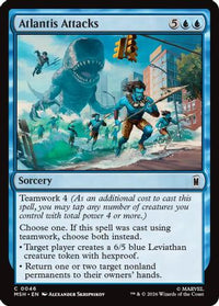 Atlantis Attacks -  (MSH-046) - Marvel Super Heroes