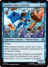 Justice, Vance Astrovik -  (MSH-061) - Marvel Super Heroes