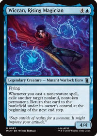 Wiccan, Rising Magician -  Foil (MSH-083) - Marvel Super Heroes