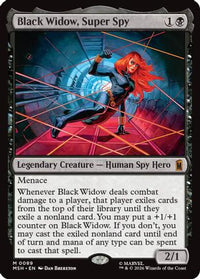 Black Widow, Super Spy -  Foil (MSH-089) - Marvel Super Heroes