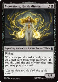 Moonstone, Harsh Mistress -  Foil (MSH-107) - Marvel Super Heroes