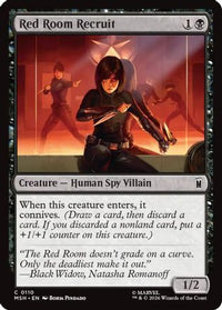 Red Room Recruit -  Foil (MSH-110) - Marvel Super Heroes