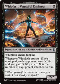 Whiplash, Vengeful Engineer -  Foil (MSH-121) - Marvel Super Heroes