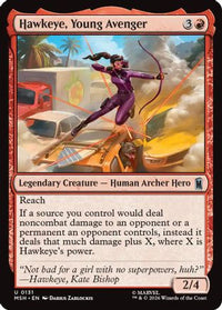Hawkeye, Young Avenger -  Foil (MSH-131) - Marvel Super Heroes