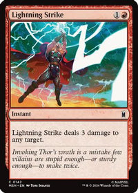Lightning Strike -  (MSH-142) - Marvel Super Heroes