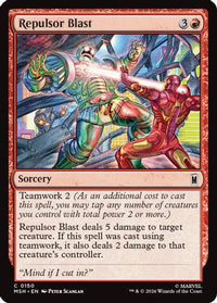 Repulsor Blast -  Foil (MSH-150) - Marvel Super Heroes