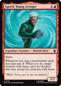 Speed, Young Avenger -  Foil (MSH-152) - Marvel Super Heroes