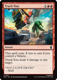Truck Toss -  (MSH-157) - Marvel Super Heroes