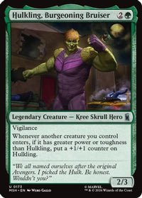 Hulkling, Burgeoning Bruiser -  Foil (MSH-173) - Marvel Super Heroes