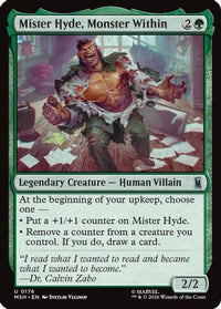 Mister Hyde, Monster Within -  Foil (MSH-176) - Marvel Super Heroes