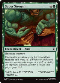 Super Strength -  Foil (MSH-189) - Marvel Super Heroes