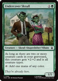 Undercover Skull -  (MSH-194) - Marvel Super Heroes