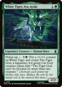 White Tiger, Ava Ayala -  Foil (MSH-196) - Marvel Super Heroes