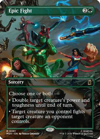 Epic Fight (Borderless) -  (MSH-351) - Marvel Super Heroes