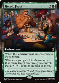 Heroic Feast (Extended Art) -  (MSH-414) - Marvel Super Heroes