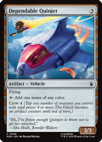 Dependable Quinjet -  Foil (MSH-246) - Marvel Super Heroes