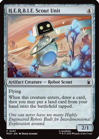 H.E.R.B.I.E. Scout Unit -  Foil (MSH-247) - Marvel Super Heroes