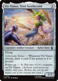 Viv Vision, Teen Synthezoid -  Foil (MSH-256) - Marvel Super Heroes
