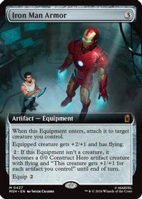 Iron Man Armor (Extended Art) -  Foil (MSH-427) - Marvel Super Heroes