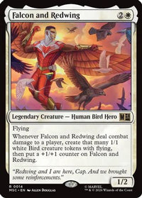 Falcon and Redwing -  (MSC-014) - Commander: Marvel Super Heroes