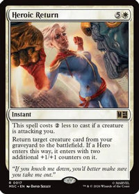Heroic Return -  (MSC-017) - Commander: Marvel Super Heroes
