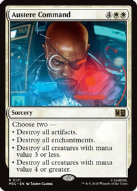 Austere Command -  (MSC-121) - Commander: Marvel Super Heroes