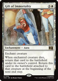 Gift of Immortality -  (MSC-134) - Commander: Marvel Super Heroes