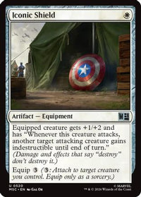 Iconic Shield -  Foil (MSC-520) - Commander: Marvel Super Heroes