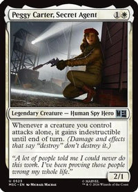 Peggy Carter, Secret Agent -  (MSC-523) - Commander: Marvel Super Heroes