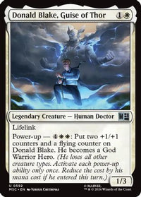 Donald Blake, Guise of Thor -  Foil (MSC-592) - Commander: Marvel Super Heroes